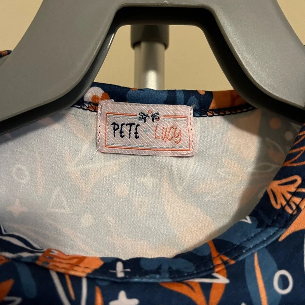 Pete and Lucy Short Sleeve Dress Girls 2T